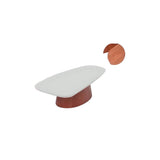 Mesa de Centro Flat Tampo Laca com vidro 35