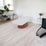 Mesa de Centro Flat Tampo Laca com vidro 30